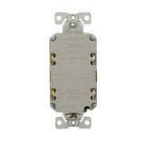 Eaton TRGF15V-3-L Self-Test GFCI Receptacle, 125 V, 15 A, NEMA: NEMA 5-15R, Back, Side Wiring, Ivory