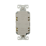Eaton TRGF15W-WP Self-Test GFCI Receptacle, 125 V, 15 A, NEMA: NEMA 5-15R, Back, Side Wiring, White