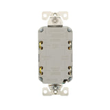 Eaton TWRGF15W Self-Test GFCI Receptacle, 125 V, 15 A, NEMA: NEMA 5-15R, Back, Side Wiring, White