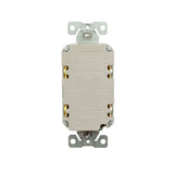 Eaton TWRGF20W Self-Test GFCI Receptacle, 125 V, 20 A, NEMA: NEMA 5-20R, Back, Side Wiring, White