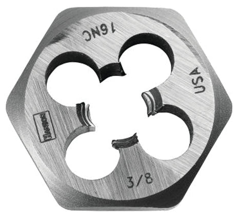 Irwin Hanson 9436 Machine Screw Die, 3/8-24 Thread, UNF Thread, Right Hand Thread, HCS
