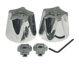 Ace For Universal Chrome Bathroom and Kitchen Faucet Handles