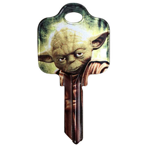 HILLMAN Star Wars Yoda House/Padlock Universal Key Blank SC1 Single, Pack of 5