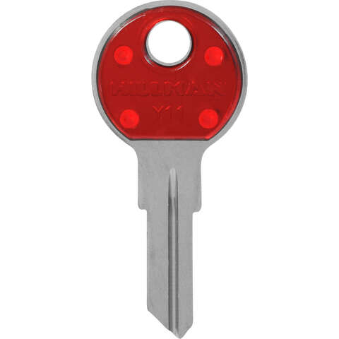 HILLMAN ColorPlus Traditional Key House/Office Key Blank Single, Pack of 5