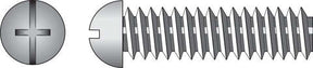 HILLMAN No. 8-32 X 1 in. L Combination Round Head Zinc-Plated Steel Machine Screws 100 pk
