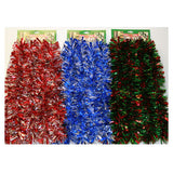 FC Young 12 ft. L Wide Tinsel Christmas Garland, Pack of 6