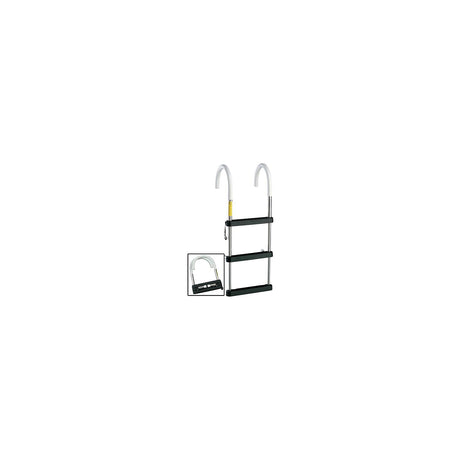 Garelick EEz-In Telescoping Stainless Steel Gunwale Hook Ladder