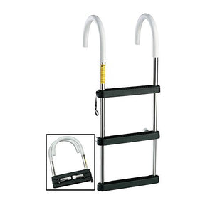 Garelick EEz-In Telescoping Stainless Steel Gunwale Hook Ladder