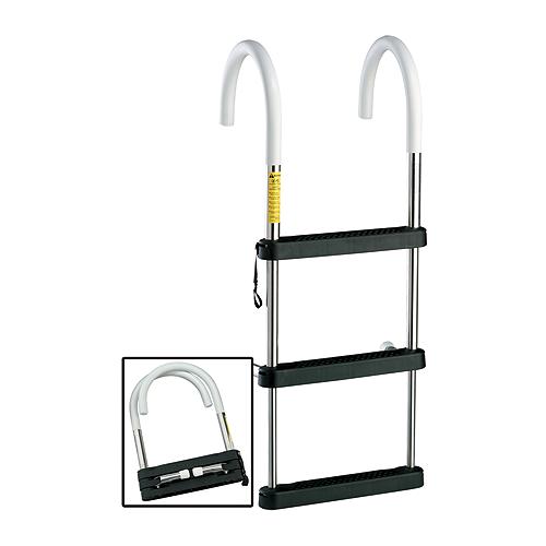 Garelick EEz-In Telescoping Stainless Steel Gunwale Hook Ladder