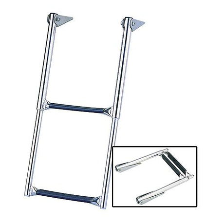 Garelick EEz-In Over Platform Telescoping Ladder, 2-Step
