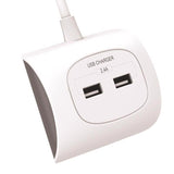 Monster Just Power It Up 4 ft. L 8 outlets Surge Protector w/USB White 1080 J
