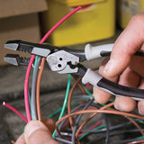 Klein Tools Strips 10-14 solid and 12-16 stranded wire Ga. 8 in. L Crimper/Cutter/Stripper