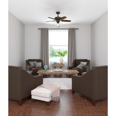 Hunter Builder 42 in. New Bronze LED Indoor Ceiling Fan