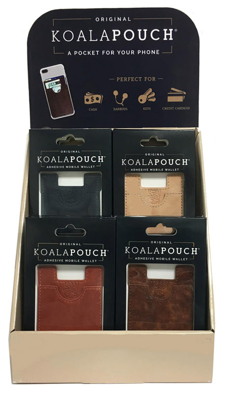 2X Mobile KoalaPouch Assorted Cell Phone Wallet For All Mobile Devices, Pack of 20