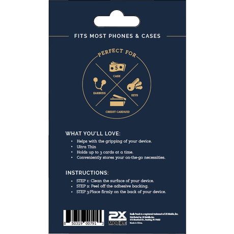 2X Mobile KoalaPouch Assorted Cell Phone Wallet For All Mobile Devices, Pack of 20