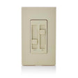 Leviton Decora SureSlide Ivory Fan/LED Dimmer Slide Switch 1 pk