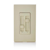 Leviton Decora SureSlide Ivory Fan/LED Dimmer Slide Switch 1 pk