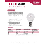 Feit S11 E17 (Intermediate) LED Bulb Warm White 25 Watt Equivalence 1 pk