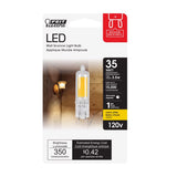 Feit T4 G9 LED Bulb Warm White 35 Watt Equivalence 1 pk