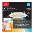 Globe Electric Ultra Slim Energy Star White 4 in. W Plastic LED Canless Recessed Downlight 9 W