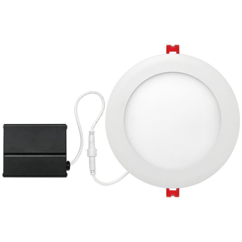 Globe Electric Ultra Slim Energy Star White 4 in. W Plastic LED Canless Recessed Downlight 9 W