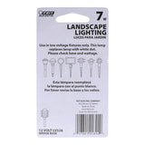Feit 7 W T5 Landscape and Low Voltage Incandescent Bulb Wedge Soft White 4 pk