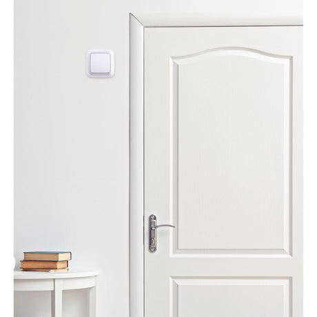 Heath Zenith White Plastic Wireless Door Chime Kit