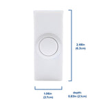 Heath Zenith White Plastic Wireless Door Chime Kit