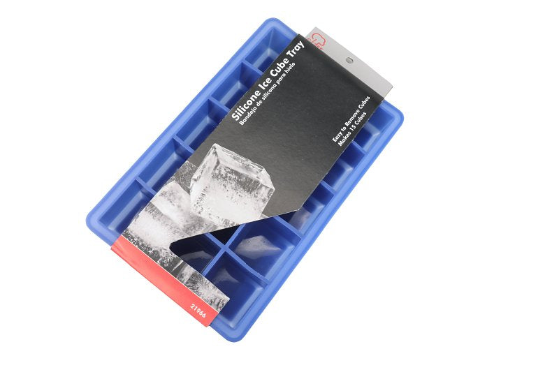 Chef Craft 21966 Ice Cube Tray, 15 Cubes, Silicone, Dishwasher Safe: Yes