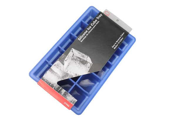 Chef Craft 21966 Ice Cube Tray, 15 Cubes, Silicone, Dishwasher Safe: Yes