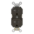 Leviton 20 amps 125 V Duplex Brown Outlet 5-20R 1 pk