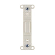 Leviton Light Almond 1 gang Thermoset Plastic Blank Wall Plate 1 pk