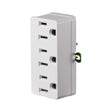 Leviton Polarized 3 outlets Outlet Adapter 1 pk