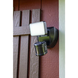 Heath Zenith HZconnect HW-9304-BK Security Motion Light, 1-Lamp, LED Lamp, 650 Lumens, Polycarbonate Fixture