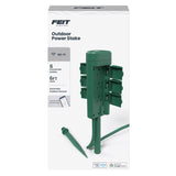 Feit Smart Home Outdoor 6 ft. L Green Smart-Enabled Outlet Stake 14/3