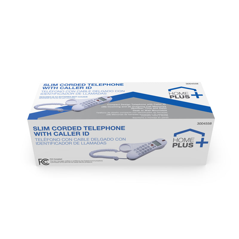 Home Plus 1 Handle Analog Telephone White