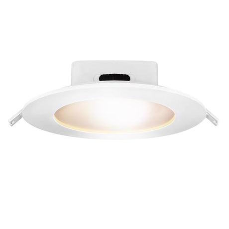 Feit Enhance Warm White 7.3 in. W Plastic LED Dimmable Recessed J-Box Downlight 12 W