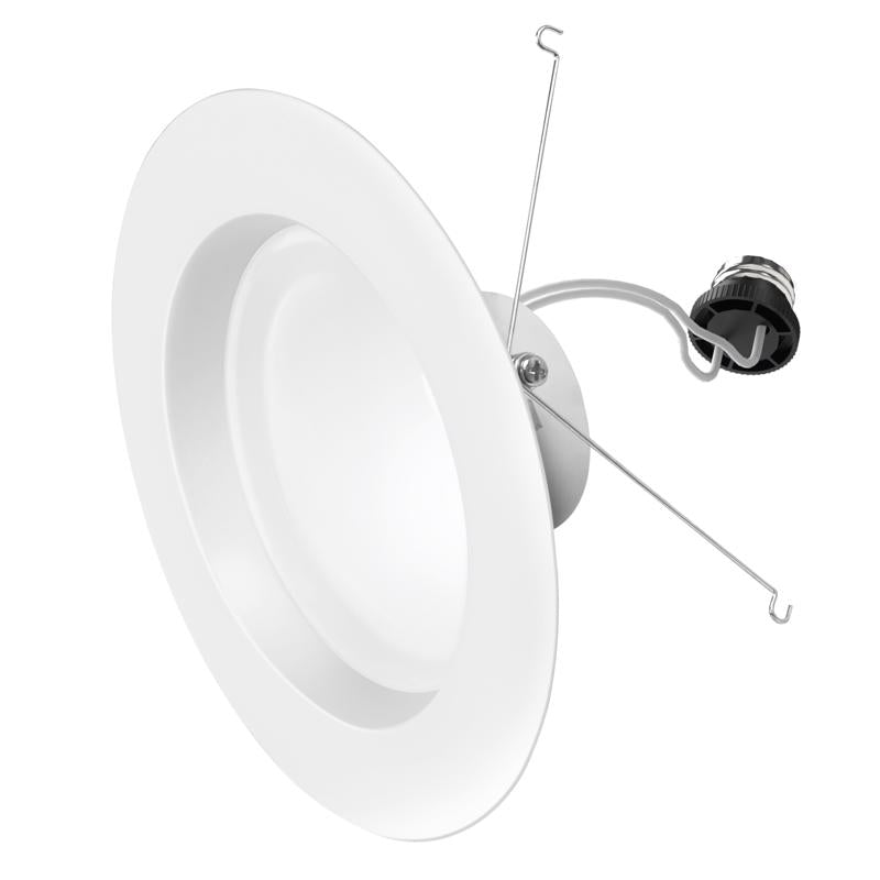 Feit Enhance Frost White 7.5 in. W Aluminum LED Dimmable Recessed Downlight 14.3 W