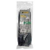 Steel Grip 8 in. L Black Cable Tie 100 pk