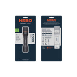 NEBO Davinci 1000 lm Black LED Rechargeable Flashlight 18650 Battery