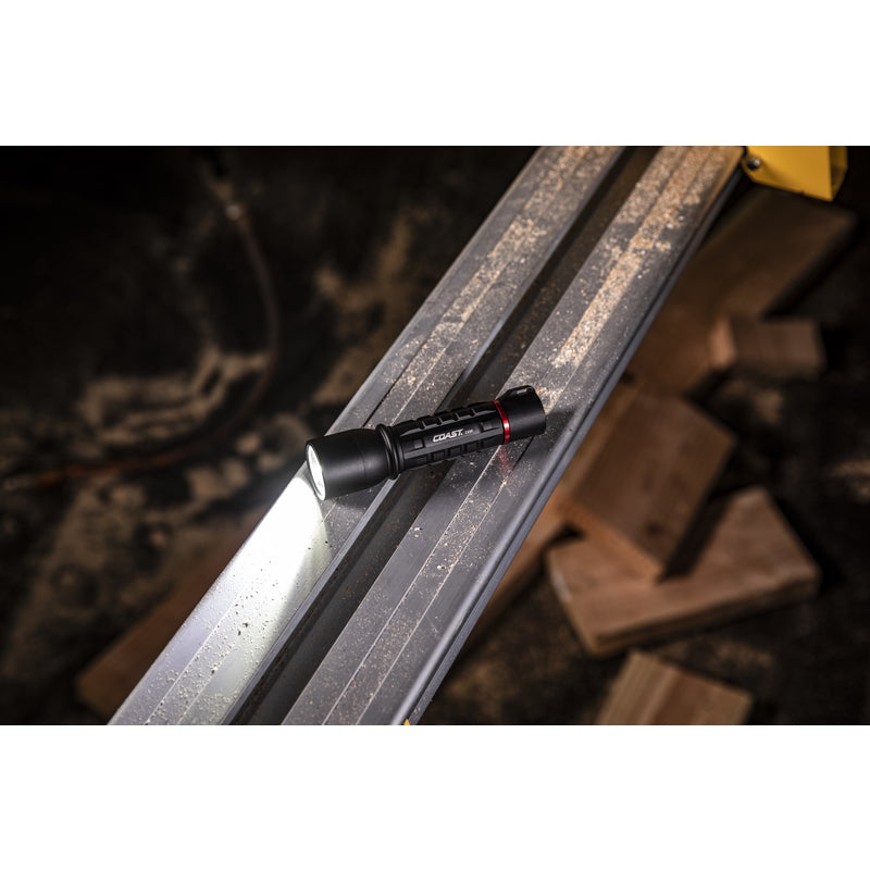 Coast XP9R 1200 lm Black LED Rechargeable Flashlight CR123 Battery