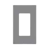 Leviton Decora Light Gray 1 gang Polycarbonate Decorator Screwless Wall Plate 1 pk