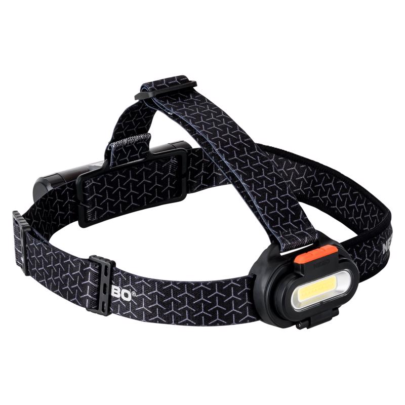 NEBO Einstein 1500 lm Black LED Head Lamp 18650 Battery