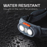 NEBO Einstein 500 lm Gray LED Head Lamp AAA Battery