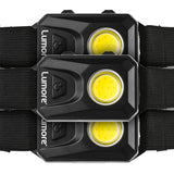 Lumore 150 lm Black LED COB Head Lamp AAA Battery