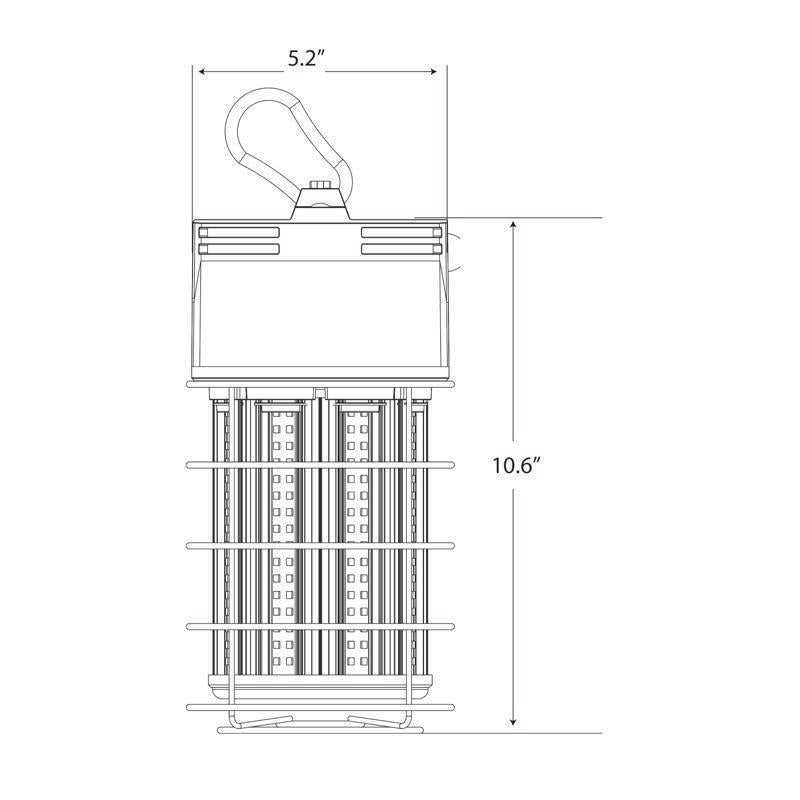 Feit Pro Series 12000 lm LED Corded String/Linkable Work Light