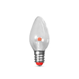 Feit C7 E12 (Candelabra) LED Bulb Red 0.5 Watt Equivalence 2 pk