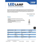 Feit T4 G4 LED Bulb Daylight 20 Watt Equivalence 1 pk