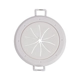 Monster Just Hook It Up White 1 gang Plastic Spring Lock Cable Pass Wall Plate 2 pk