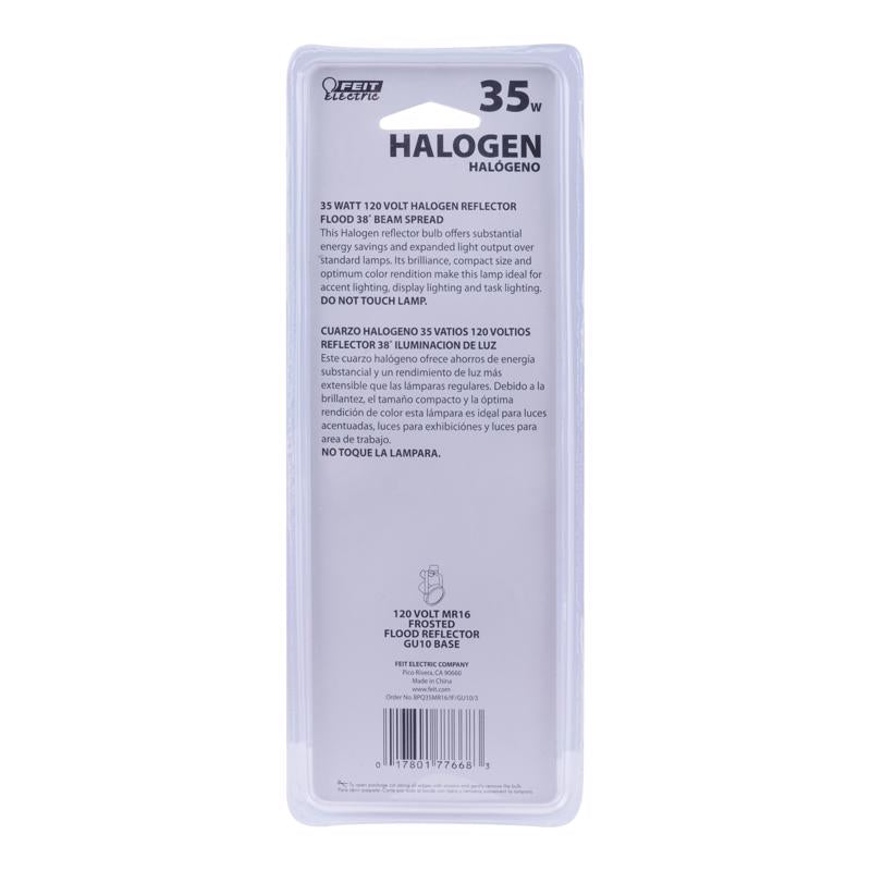 Feit 35 W MR16 Reflector Halogen Bulb 300 lm Warm White 3 pk